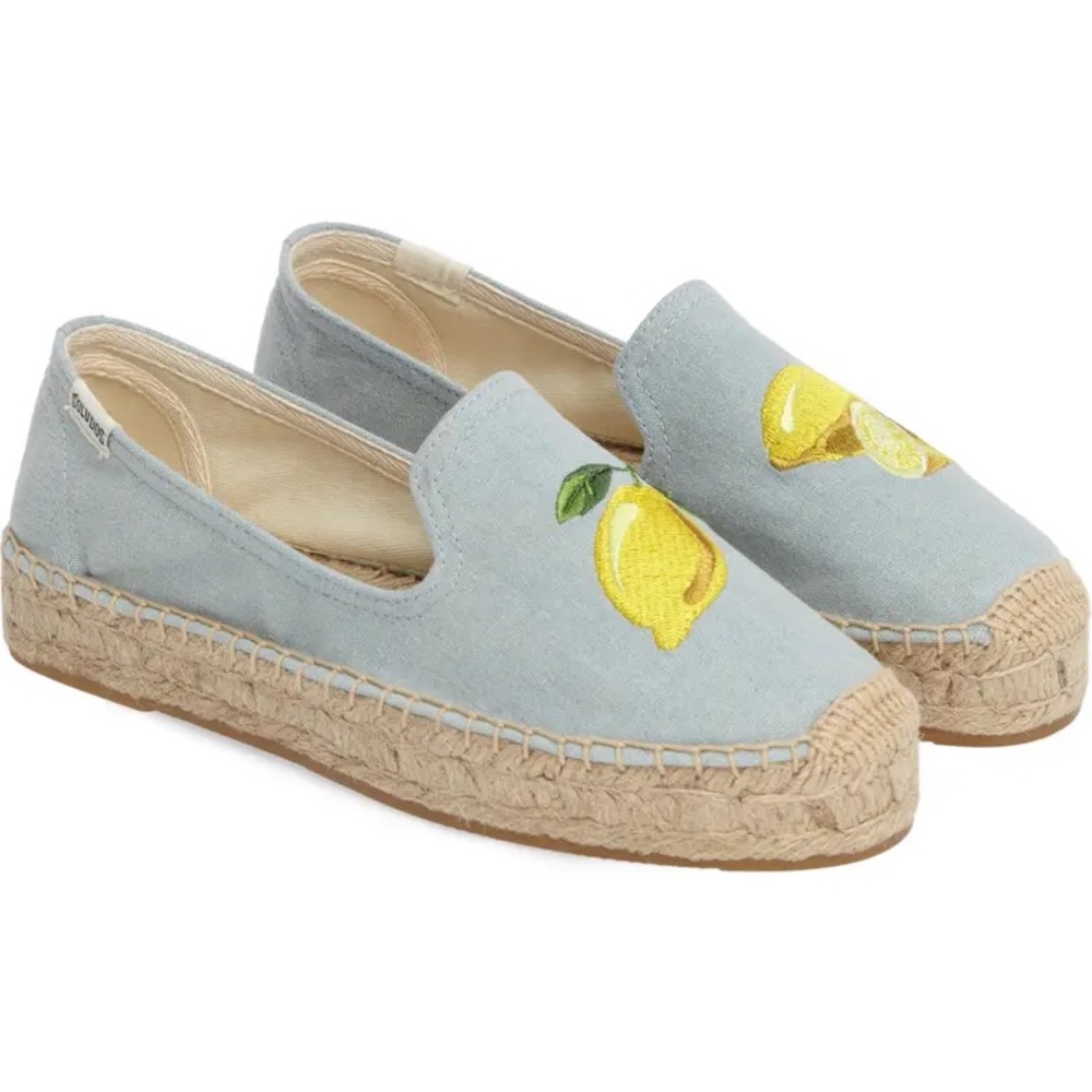 Soludos Lemon Platform Espadrille